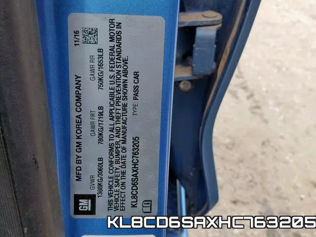 KL8CD6SAXHC763205 фото 2