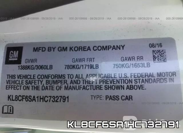 KL8CF6SA1HC732791 фото 10