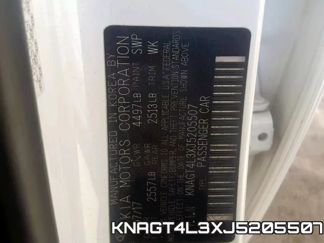 KNAGT4L3XJ5205507 фото 2