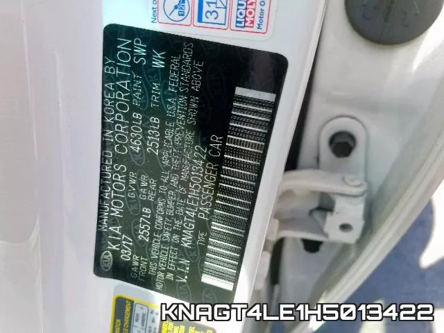 KNAGT4LE1H5013422 фото 2