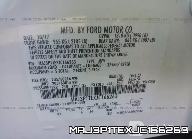 MAJ3P1TEXJC166263 фото 10
