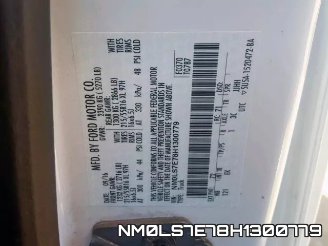 NM0LS7E78H1300779 фото 2