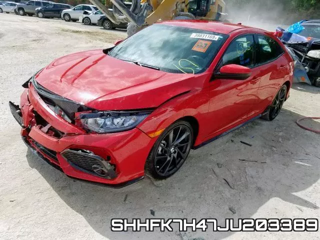 SHHFK7H47JU203389 фото 3