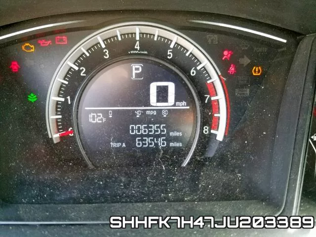 SHHFK7H47JU203389 фото 9