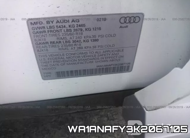 WA1ANAFY3K2067105 фото 10