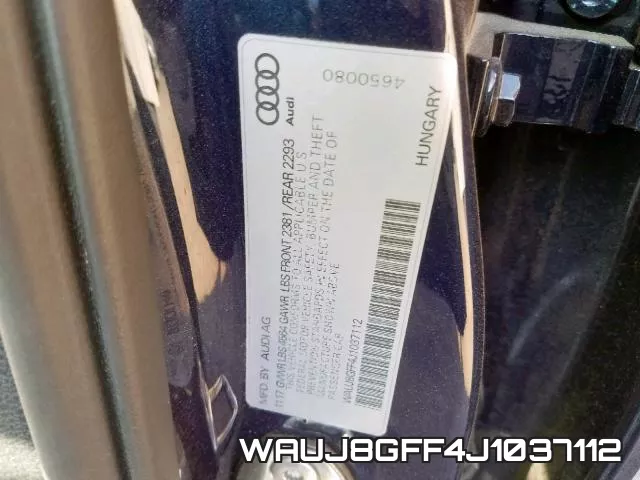 WAUJ8GFF4J1037112 фото 2