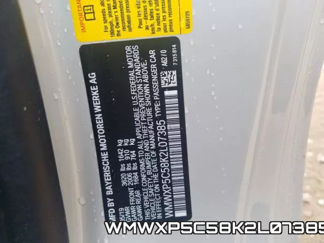 WMWXP5C58K2L07385 фото 2