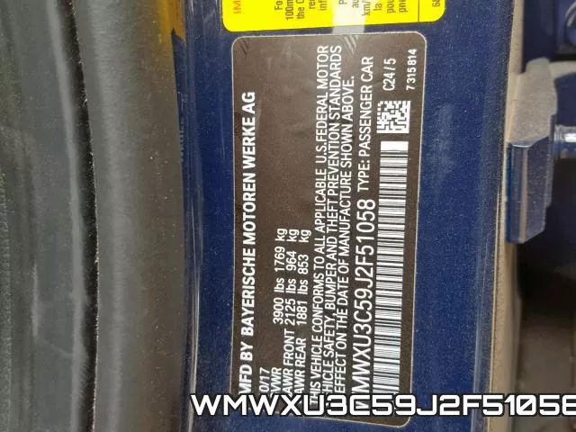 WMWXU3C59J2F51058 фото 2