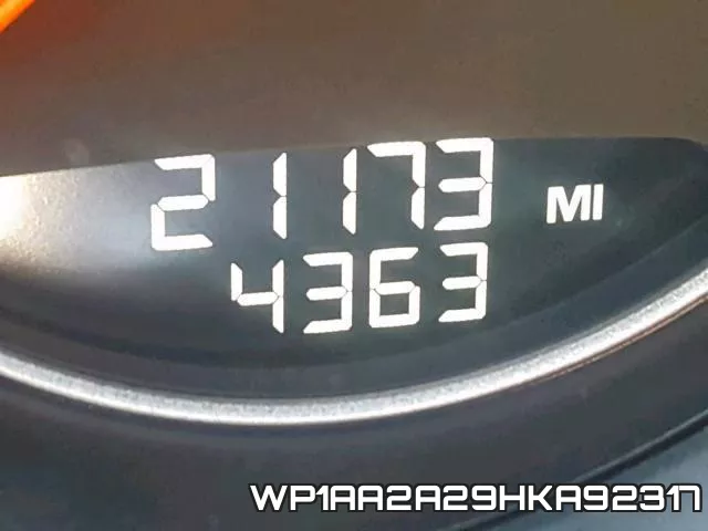 WP1AA2A29HKA92317 фото 9