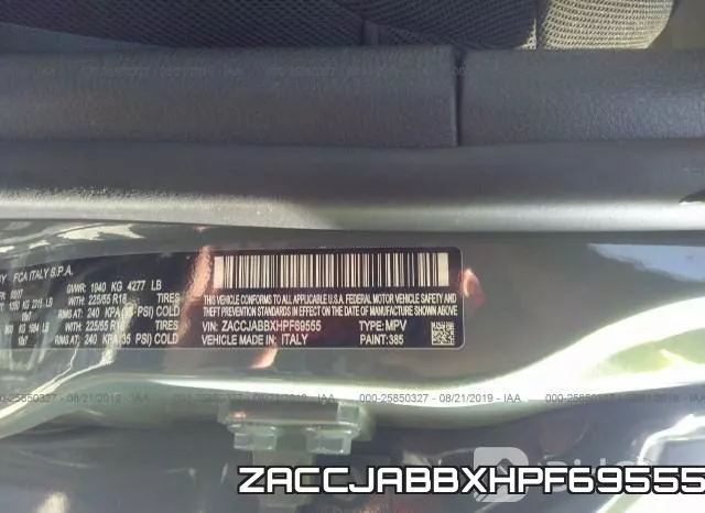 ZACCJABBXHPF69555 фото 10