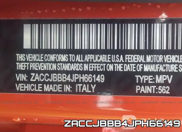 ZACCJBBB4JPH66149 фото 10