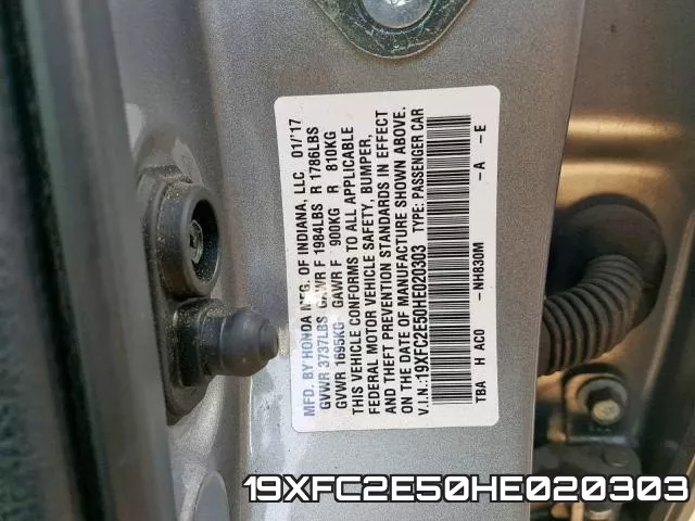 19XFC2E50HE020303 фото 2