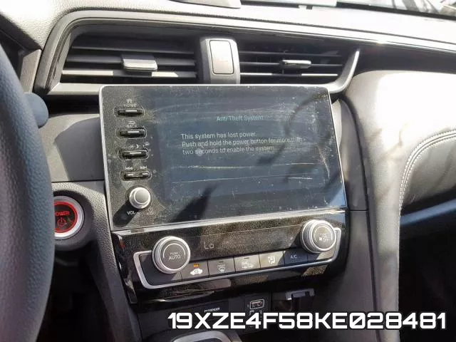 19XZE4F58KE028481 фото 10