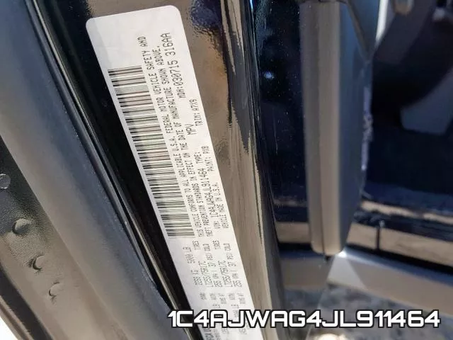 1C4AJWAG4JL911464 фото 2