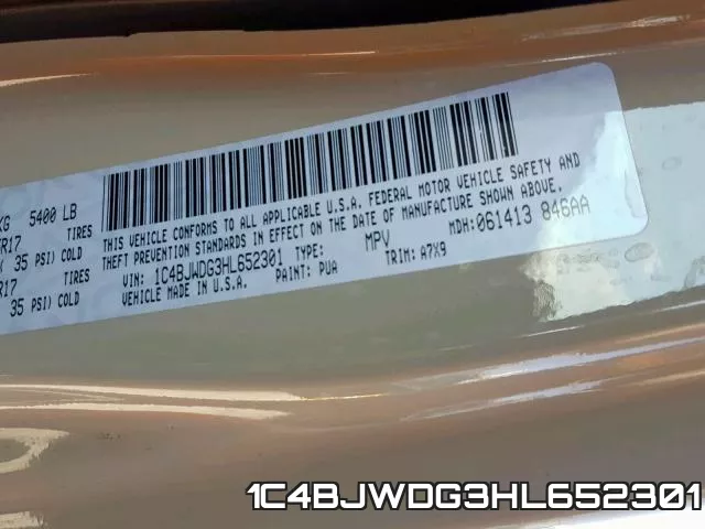 1C4BJWDG3HL652301 фото 2