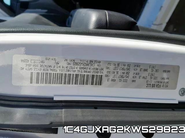 1C4GJXAG2KW529823 фото 2