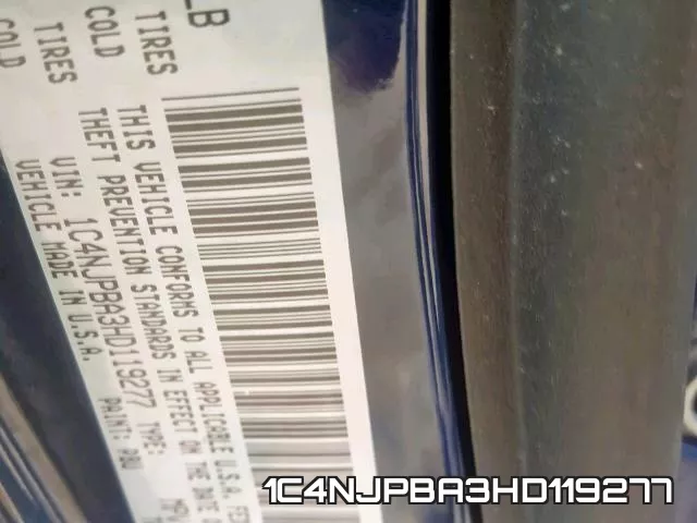 1C4NJPBA3HD119277 фото 2