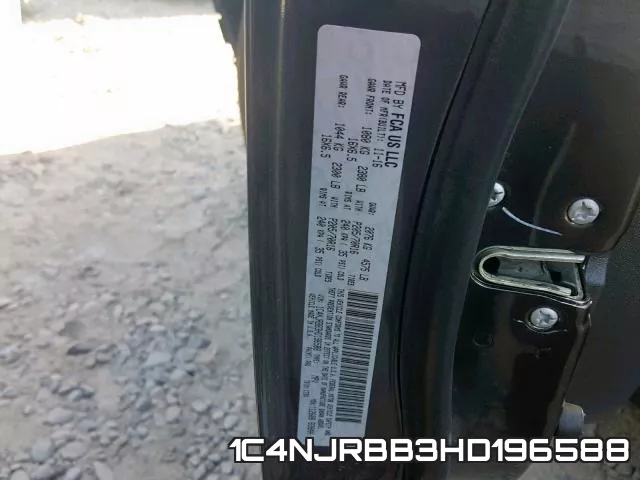 1C4NJRBB3HD196588 фото 2