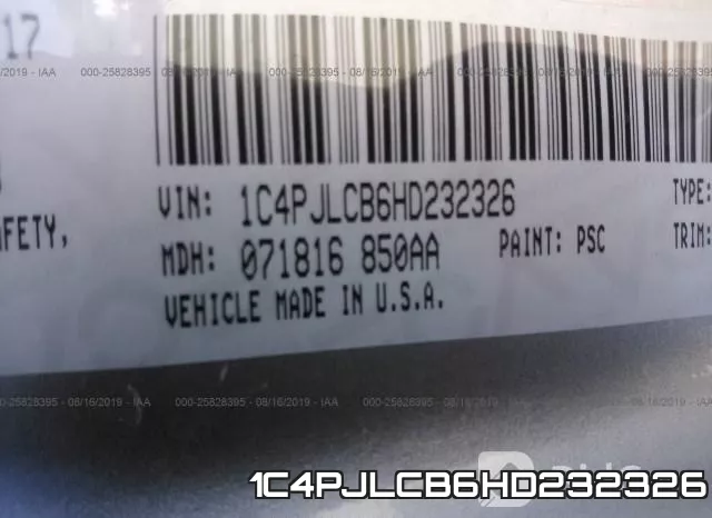 1C4PJLCB6HD232326 фото 9