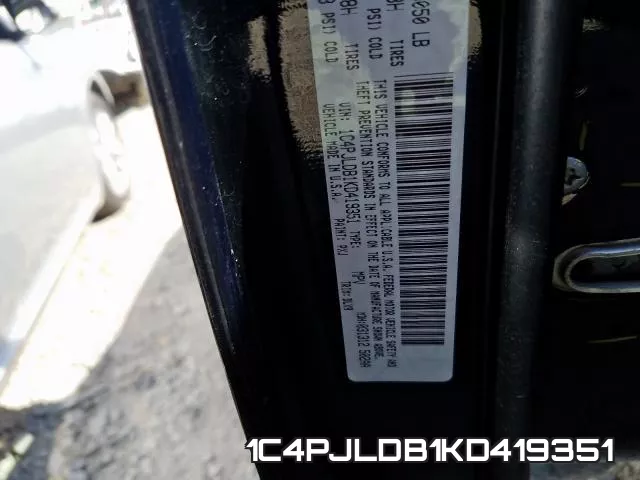 1C4PJLDB1KD419351 фото 2