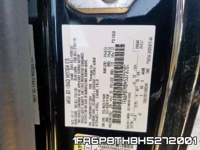1FA6P8TH8H5272001 фото 2