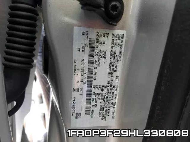 1FADP3F29HL330808 фото 2