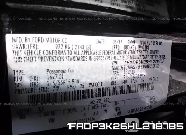 1FADP3K26HL278785 фото 10