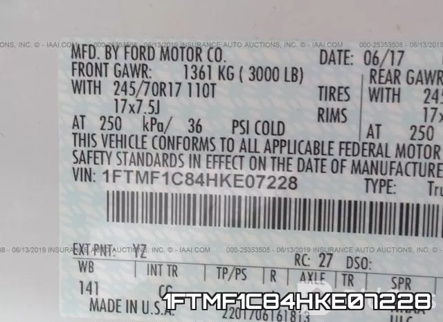 1FTMF1C84HKE07228 фото 10