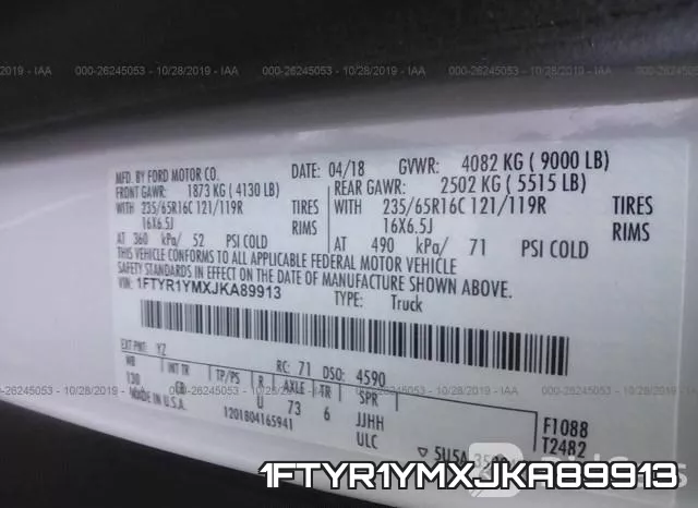 1FTYR1YMXJKA89913 фото 10