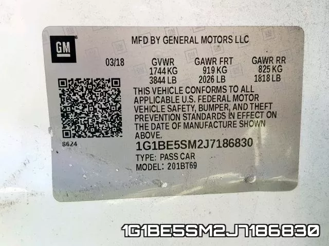 1G1BE5SM2J7186830 фото 2