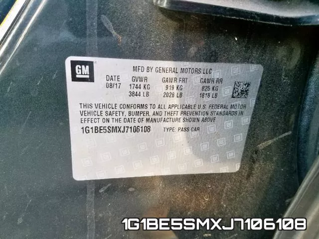 1G1BE5SMXJ7106108 фото 2