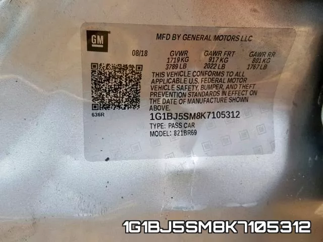 1G1BJ5SM8K7105312 фото 2