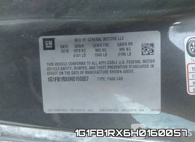 1G1FB1RX6H0160057 фото 10