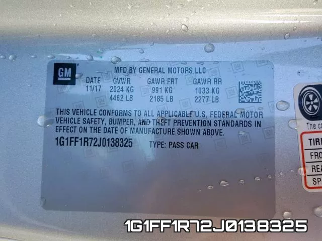 1G1FF1R72J0138325 фото 2