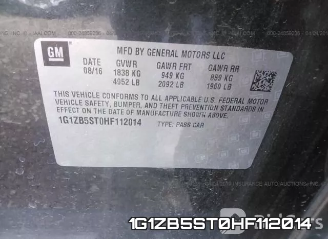1G1ZB5ST0HF112014 фото 10