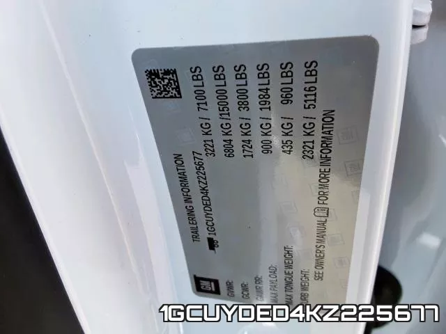 1GCUYDED4KZ225677 фото 2