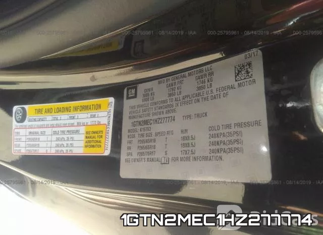 1GTN2MEC1HZ277774 фото 9