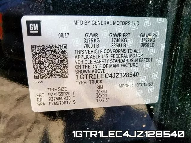 1GTR1LEC4JZ128540 фото 2