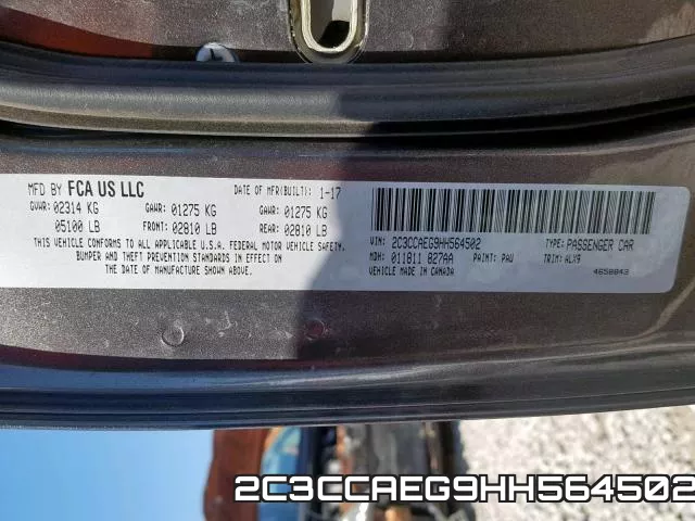 2C3CCAEG9HH564502 фото 2