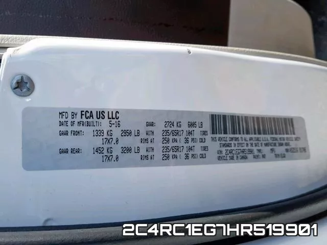 2C4RC1EG7HR519901 фото 2