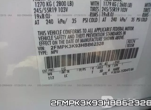 2FMPK3K93HBB62328 фото 10
