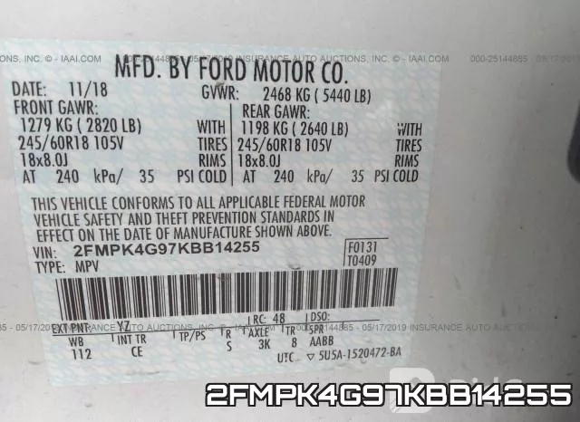 2FMPK4G97KBB14255 фото 10