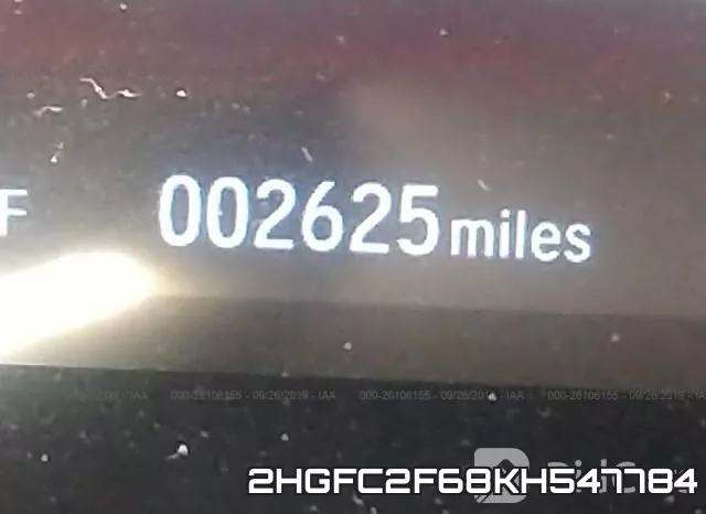2HGFC2F68KH547784 фото 8