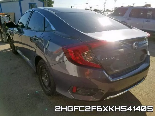 2HGFC2F6XKH541405 фото 4
