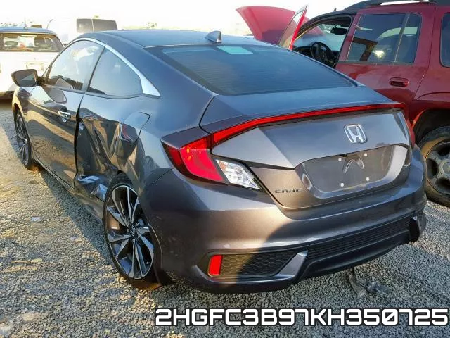 2HGFC3B97KH350725 фото 4