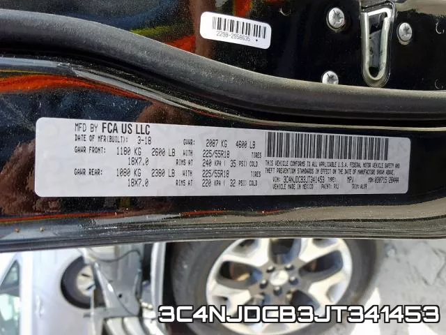 3C4NJDCB3JT341453 фото 2