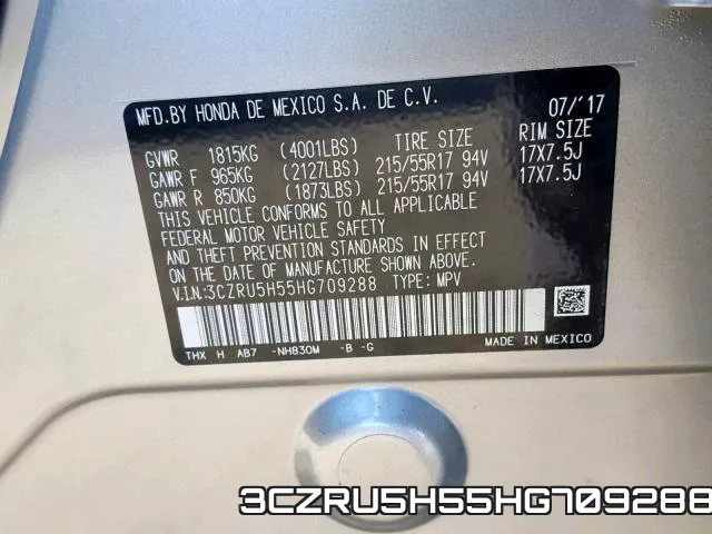 3CZRU5H55HG709288 фото 2
