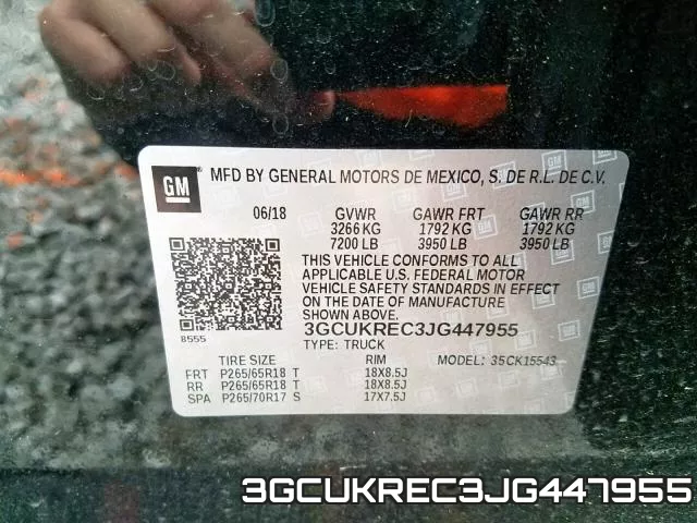 3GCUKREC3JG447955 фото 2