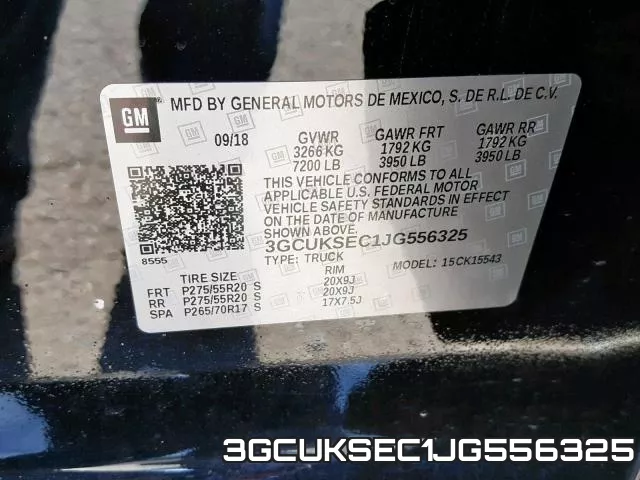 3GCUKSEC1JG556325 фото 2