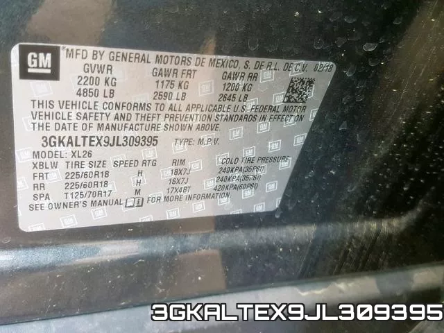3GKALTEX9JL309395 фото 2